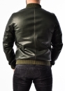 Spring leather jacket (American, bomber jacket)