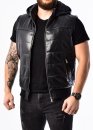 Leather vest-jacket male JPHL1B