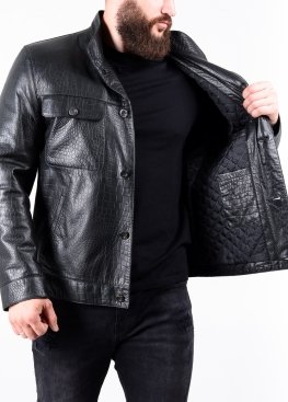 Autumn fitted leather jacket 88R0B