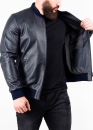 Spring leather jacket (American, bomber jacket)