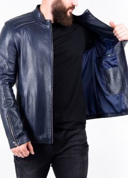 Spring fitted leather jacket FILS0I Spring fitted leather jacket FILS0I