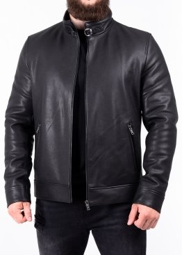 Autumn fitted leather jacket MTOV1B
