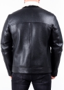 Winter leather jacket men calfskin