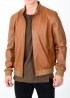 Autumn leather jacket (American, bomber jacket) ATROP0K