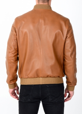 Autumn leather jacket (American, bomber jacket) ATROP0K