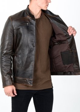 Аutumn leather jacket for men JARR1K