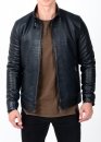 Autumn fitted leather jacket 