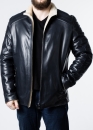 Winter fitted leather jacket