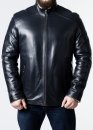 Winter fitted leather jacket