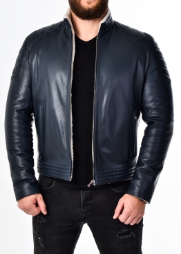 Winter fitted leather jacket FORDS2IV
