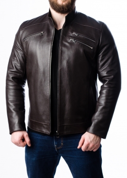 Spring men's leather jacket JARS0K