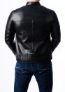 Spring leather jacket for men