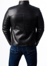 Men's winter leather jacket