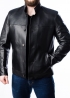 Autumn and spring leather fitted jacket P88L0B