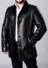 Winter leather coat with fur 63L2BB