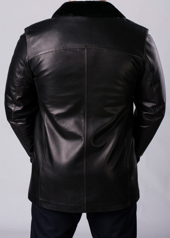  White Leather Jacket # 237