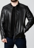 Spring fitted leather jacket for men FILL0B