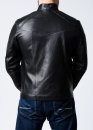 Autumn leather jacket fitted