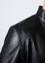 Autumn leather jacket fitted