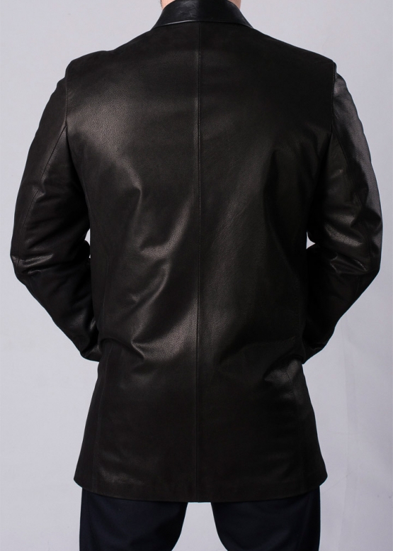 Autumn leather short coat