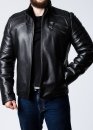 Winter leather jacket with fur JARS2BB