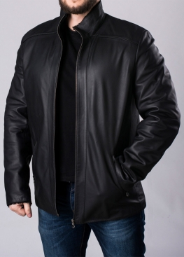 Men's winter leather jacket NMLT2BB