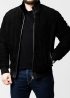 Winter suede jacket with fur under the elastic band TRZ2BB