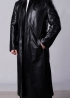 Men's Long Coat Leather PLF1B