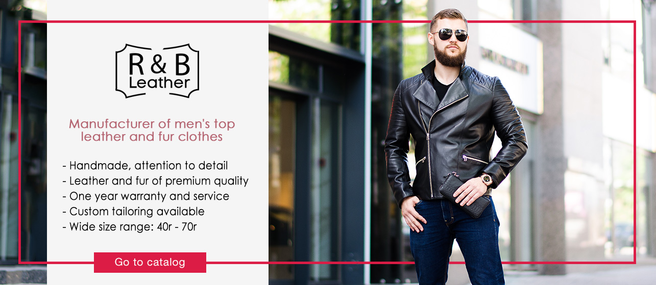 R&B LEATHER - Men's premium leather jackets